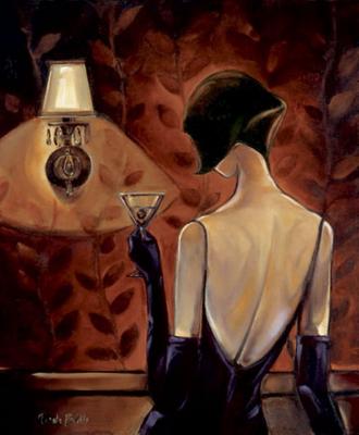 Madamoiselle art print by Trish Biddle