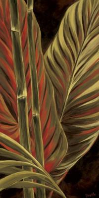 Makatea Leaves I art print by Yvette St. Amant