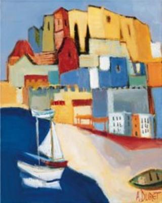 Peniscola art print by Andr� Duret