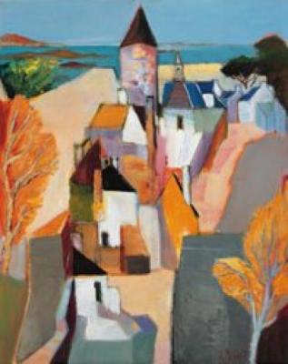 Roscoff art print by Andr� Duret