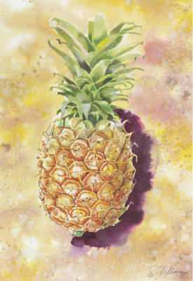 Ananas art print by Guenter Tillmann