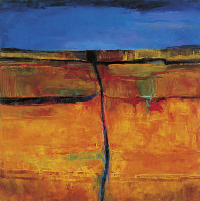 Fissures art print by Judith Kuehne
