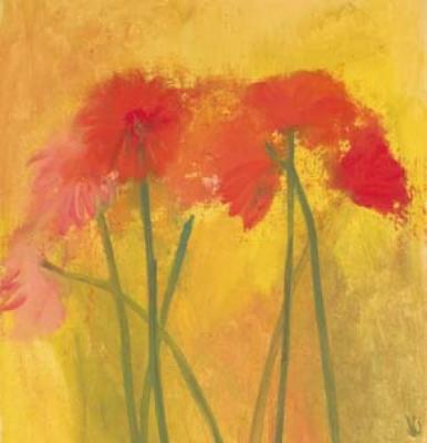 Shining Red III art print by Valeria Kozina