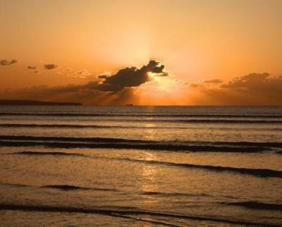 Sunset art print by Anonymous