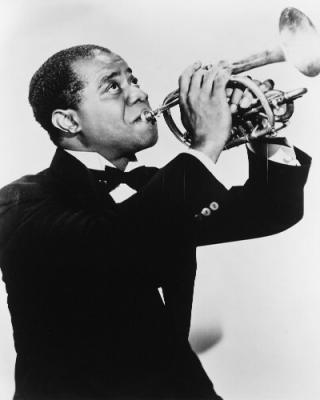 Louis Armstrong art print by Celebrity Image