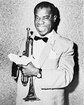 Louis Armstrong art print by Celebrity Image