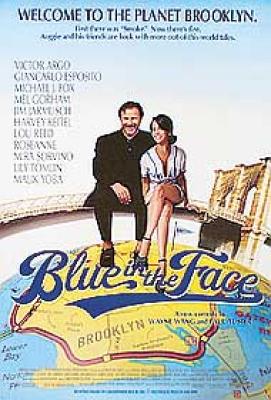 Blue in the face art print by Celebrity Image