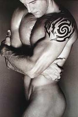 Male - Shoulder art print by Celebrity Image