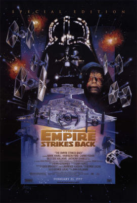 The empire strikes back (re-release) art print by Celebrity Image