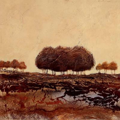 Oak Trees art print by Kerry Darlington