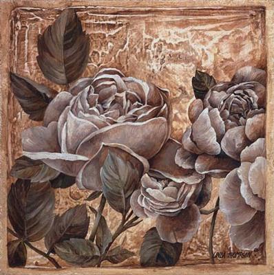 Antique Rose I art print by Linda Thompson