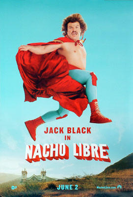 Nacho Libre (Jumpin Jack Turquoise) art print by Movie Posters