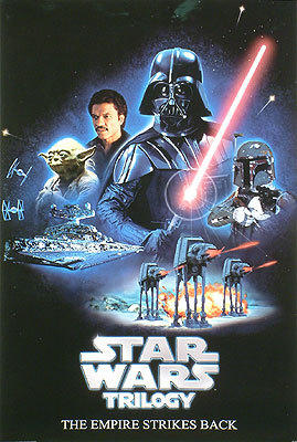 Star Wars Trilogy (The Empire Strikes Back) art print by Movie Posters