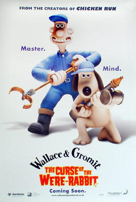 Wallace and Gromit: The curse of the were-rabbit art print by Movie Posters