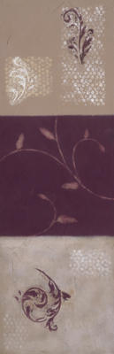 Paisley and Plum I art print by Rita Vindedzis