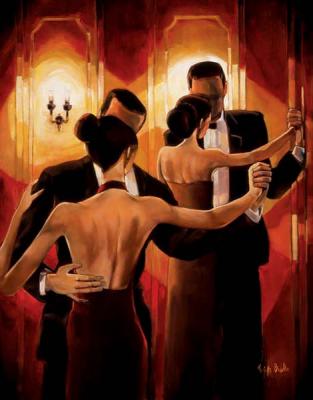 Tango Shop II art print by Trish Biddle