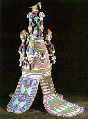 Beaded Crown art print by African Art