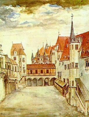 Innsbruck Castle art print by Albrecht Durer
