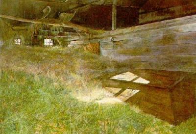 Mcveys Barn art print by Andrew Wyeth