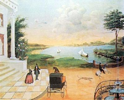 Leaving The Manor art print by Anonymous