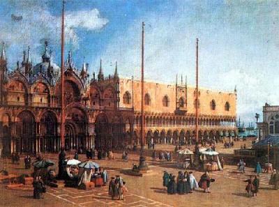 St Mark's Square art print by Canaletto