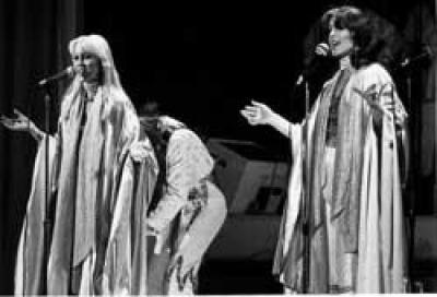 Abba In Concert, Birmingham (Large size) art print by Celebrity Image