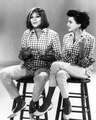Barbara Striesand and Judy Garland (Large size) art print by Celebrity Image