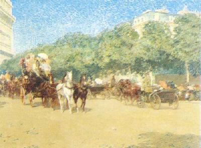 The Day of the Grand Prix art print by Childe Hassam