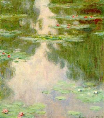 Waterlilies art print by Claude Monet