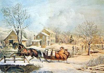 American Farm Scenes No 4 art print by Currier & Ives