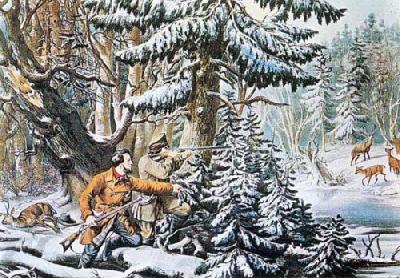 American Winter Sports art print by Currier & Ives