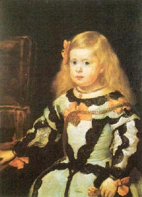 L'Infante Marguerite art print by Diego Rodriguez De Silva Velazquez