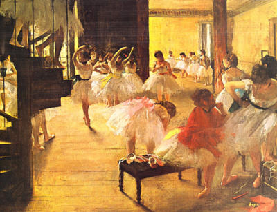 Degas Ballet Dancers. Ballet School. by Edgar Degas