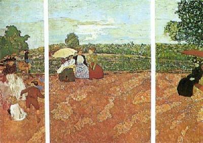 The Tuileries art print by Edouard Vuillard