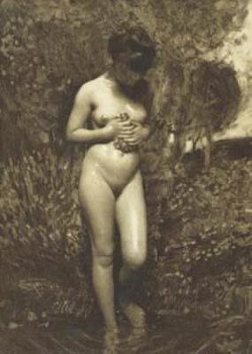 Nude, A study , 1908 art print by Frank Eugene