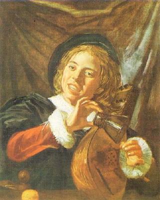 Boy With A Lute art print by Frans Hals