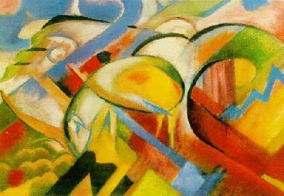 The Lamb art print by Franz Marc