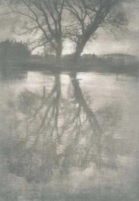 A pond at Weston Green, 1899 art print by George Davison