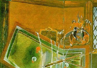 Billiards art print by Georges  Braque