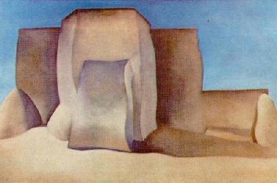 Ranchos Church art print by Georgia O'Keeffe