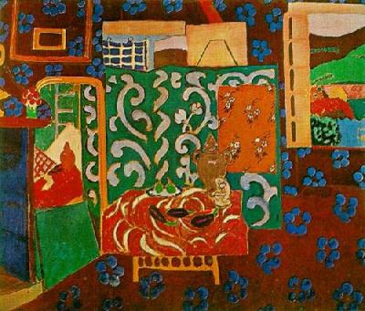 Interior With Eggplants art print by Henri Matisse