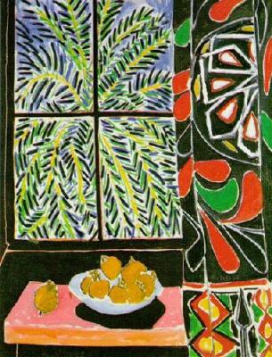 Interior With Egyptian Curtain art print by Henri Matisse