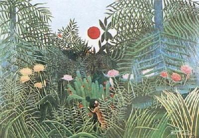 Virgin Forest art print by Henri Rousseau
