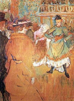 Quadrille art print by Henri de Toulouse-Lautrec