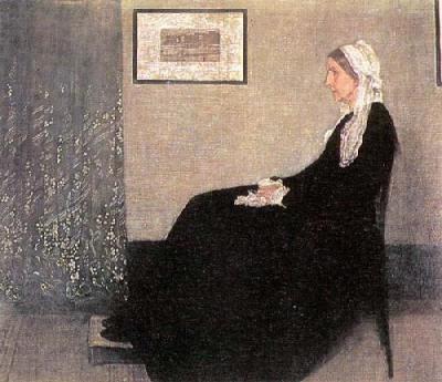 Arrangement In Grey And Black art print by James McNeil Whistler