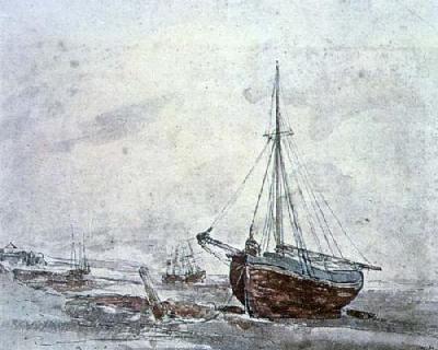 Coast Scene art print by John Constable