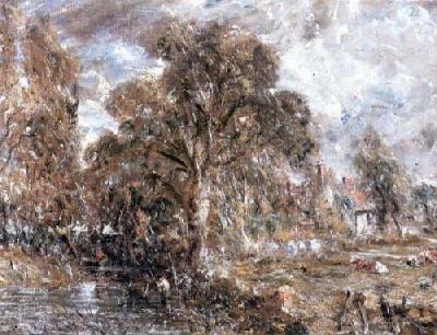 On The River Stour art print by John Constable