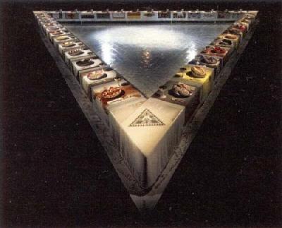 The Dinner Party art print by Judy Chicago