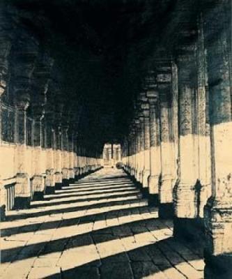 The Puthu Mundapum, Madura , 1858 art print by Linnaeus Tripe