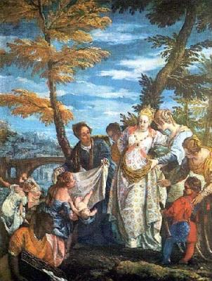 The Finding Of Moses art print by Paolo Caliari Veronese